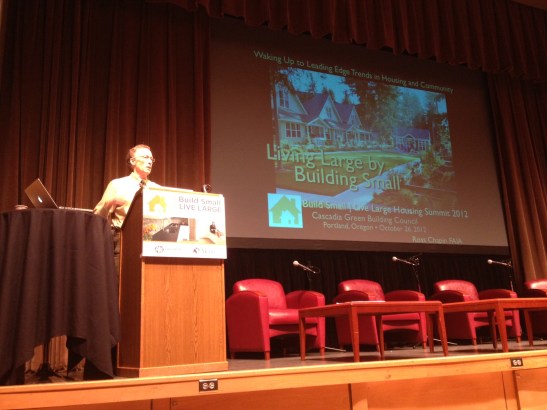 Ross Chapin delivered the keynote address