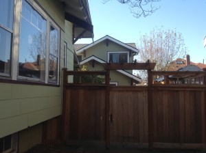 Scott’s ADU matches the main house and it’s tucked into the backyard behind a garden gate