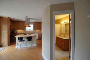 kitchen and bathroom in Stephen Williams' ADU