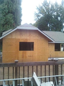 a view of the ADU from the main house deck
