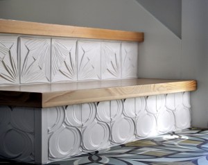 Dyer ADU stair detail with Stephanie's tile