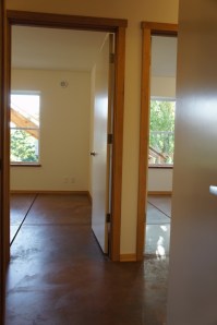View into 2 bedrooms in Albano ADU
