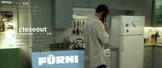 picture of "fight club" protagonist surrounded by Ikea-like prices