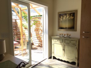 Abens ADU French Doors to Covered Patio