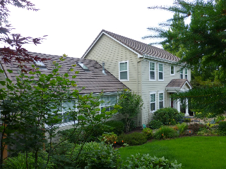 The mother-in-law wing of the Harris' household in Eugene, OR is usually a quiet retreat for Marilyn, but on game day the whole extended family comes to visit