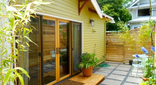 Susan Moray's converted her garage into a guest house Ladd Addition, one of Portland's historic districts